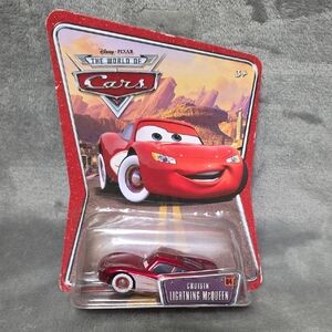 Mattel Cars Lightning McQueen Toy - Red and White
